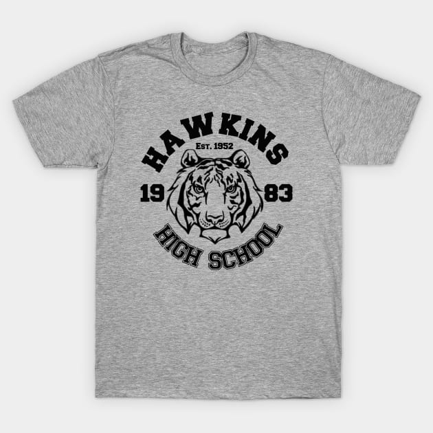 Hawkins High School T-Shirt by inkandespresso7